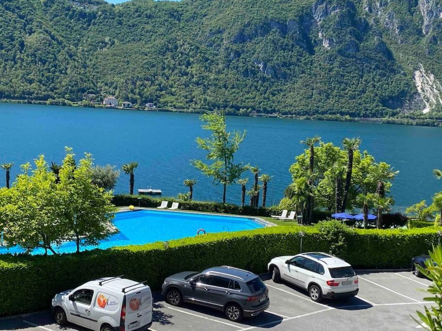 Holiday On The Lake Lugano 2-16 Bissone Exterior photo
